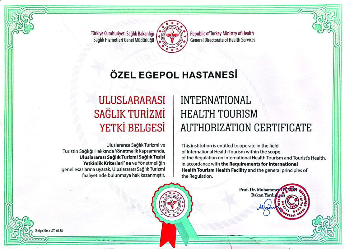 Egepol Hastanesi Sağlık Turizmi